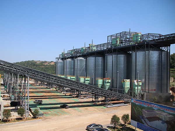 儲存礦山石料就選礦山石料鋼板倉